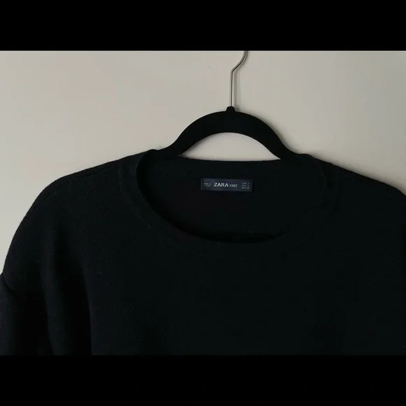 ZARA Knit Ruffle Sleeves Sweater - Picture 3 of 5